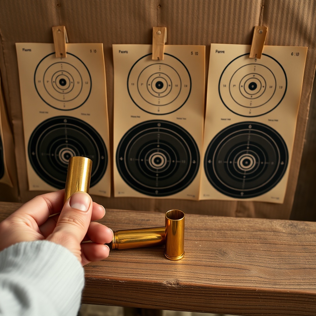 A realistic editorial-style photo showing a hand holding a gold-colored extended choke tub